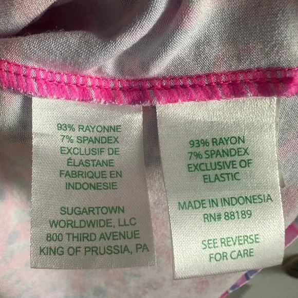 Lilly Pulitzer Pink and Blue Floral Dress - Picture 4 of 4